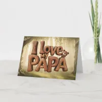 *~* AP86 I LOVE MY GPANDPA Father's Day Card