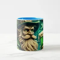 Enchanted Evening of Ale A Leprechauns Toast  Two-Tone Coffee Mug