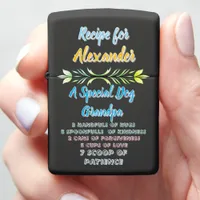 Heartfelt recipe for dog Alexander Zippo Lighter