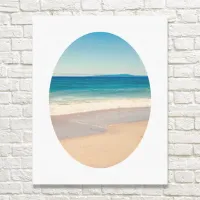 Create Your Own Oval Framed Photo Canvas Print