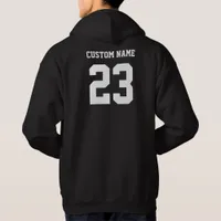 Mens Custom Name Red Class of 2021 Senior Hoodie