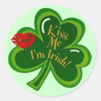 Kiss Me I'm Irish Sticker