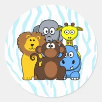 Jungle or Zoo Animals Sticker