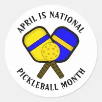 April is National Pickleball Month
