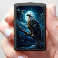 Eagle's Moonlit Vigil Zippo Lighter