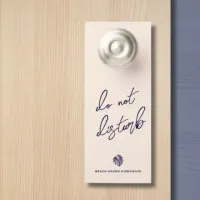 Elegant Hotel Door Hanger