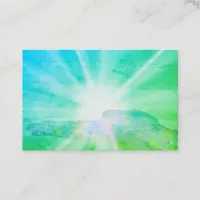 *~* Healing Energy Hand Rays Of Light Healers Business Card