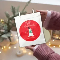 Snowman Christmas Favor Bags - Personalized Joy