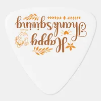 Happy Thanksgiving Guitar Pick