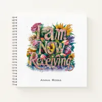 *~* Flowers I AM NOW RECEIVING 20 AP85 Manifesting Notebook