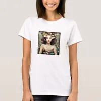 Calm Woman Under Water, | AI Generated Artwork T-Shirt