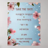 Blossoming Romance: A Full Floral Wedding Theme Poster