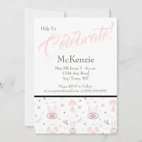 Cute Bunny Baby Shower Invitations