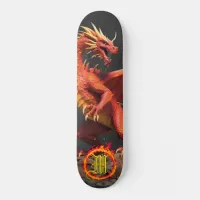 *~*  AP88 Circle of Fire Elemental Dragon Fierce Skateboard