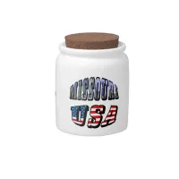 Missouri Picture and USA Text Candy Jar