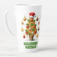 Funny Spaghetti Christmas Tree Delizioso Natale! Latte Mug