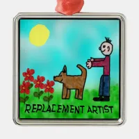 Replacement Artist Metal Ornament