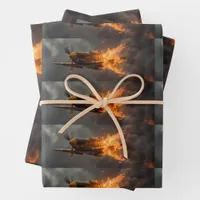 Flames of the Sky: A Spitfire's Ascent Wrapping Paper Sheets