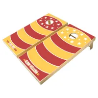 Team Colors Red w/Any Color ID710 Cornhole Set