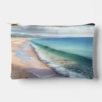 Coastal Tropical Beach Accessory Pouch