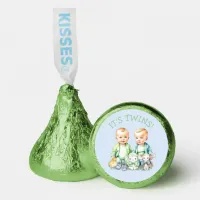 It's Twins! Cute boy twins Baby Shower Treats Hershey®'s Kisses®