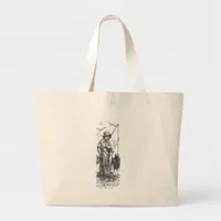 Fishing Large Tote Bag