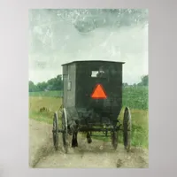 Amish Buggy Poster