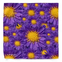 Beautiful Purple Michaelmas Daisies Bandana