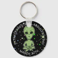 Extraterrestrial Abduction Day is March 20th  Butt Keychain