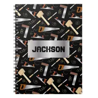 Woodworking Tools Personalised Carpenter's Notebook