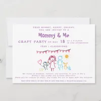 School Mommy & Me Mother's Day Celebration Party Invitation