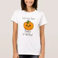 Funny Halloween Flirty Pumpkin    T-Shirt