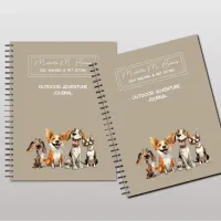 Dog Walking Sitting I Outdoor Adventure Journal