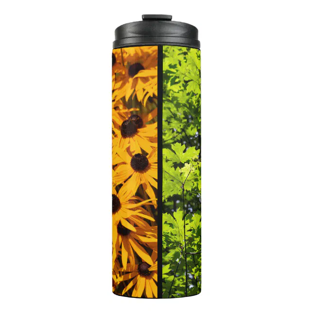 Colors of the Changing Seasons Quadriptych Thermal Tumbler