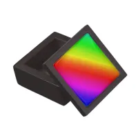 Diagonal Rainbow Gradient Red to Green Gift Box