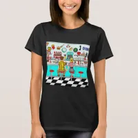 1950's Couple Holding Hands at Diner T-Shirt