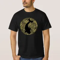 Koi Fish Cool Black T-Shirt