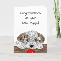 Congratulations on the New Puppy!  Card