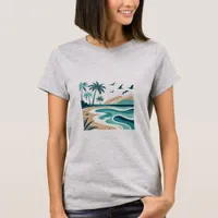 Tropical Beach Coastal Vector