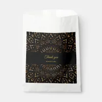 Traditional mandala classic elegant luxury wedding favor bag