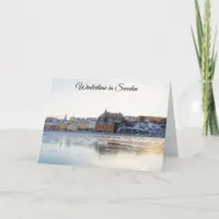 Stockholm Sweden Holiday Christmas  Card