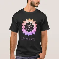 *~* OM Symbol Namaste Lotus Flower Mandala T-Shirt