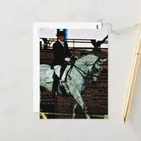 Dressage Horse Art Postcard