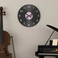 Retro Disco Vinyl Wall Clock