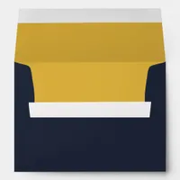 Onyx Gold Insert Wedding Envelope