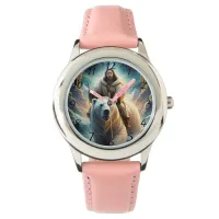 (AI Generated ) Jesus on a polar bear  Watch