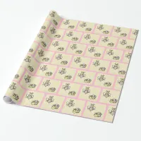 Honey Bees and Honeycomb Baby Shower or Birthday Wrapping Paper