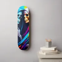 Skeletons Wrapped in a Rainbow  Skateboard