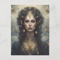 Honey Bee Goddess Postcard