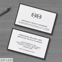 Simple Minimalist Company Logo Business Card